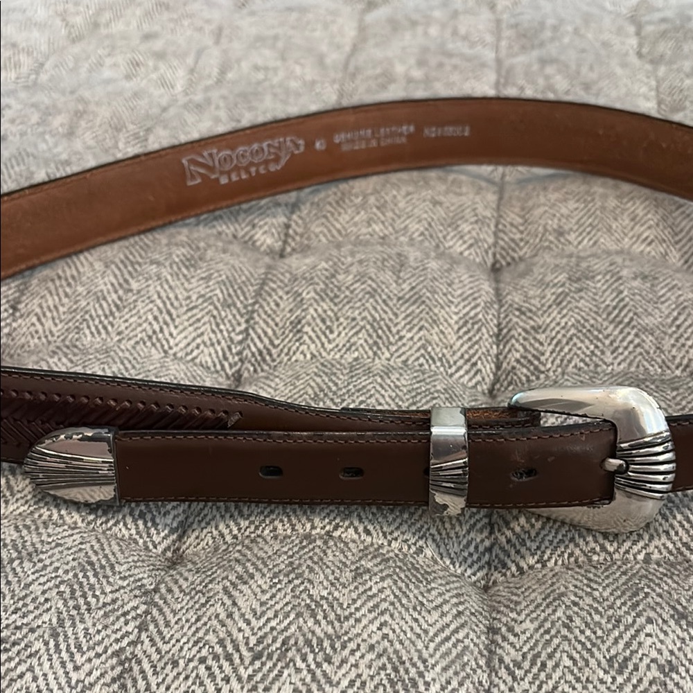 Nocona genuine leather belt size 40
